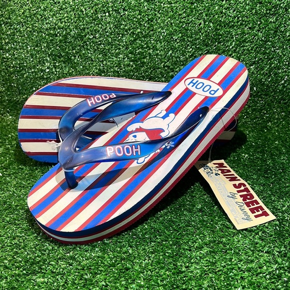 Vintage Disney Winnie the Pooh Platform Wedge Sandals - Picture 1 of 9